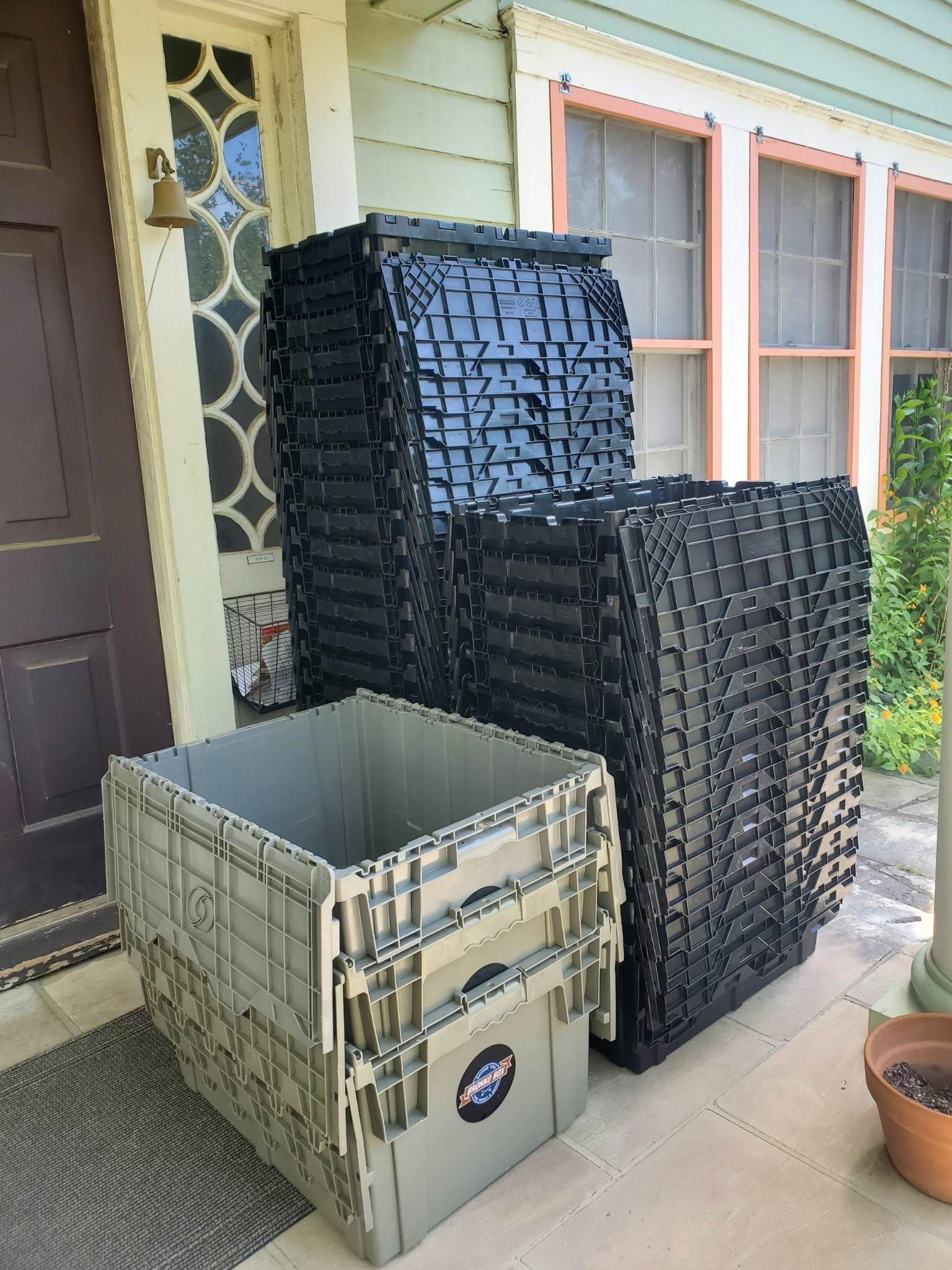 We drop it off